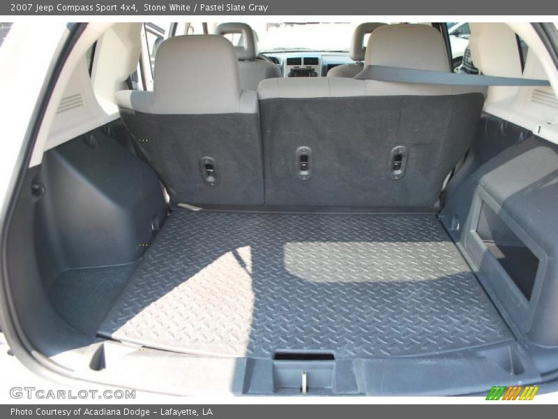 Stone White / Pastel Slate Gray 2007 Jeep Compass Sport 4x4