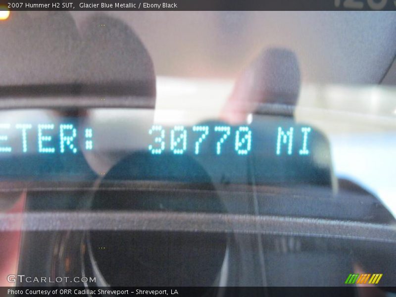 Glacier Blue Metallic / Ebony Black 2007 Hummer H2 SUT