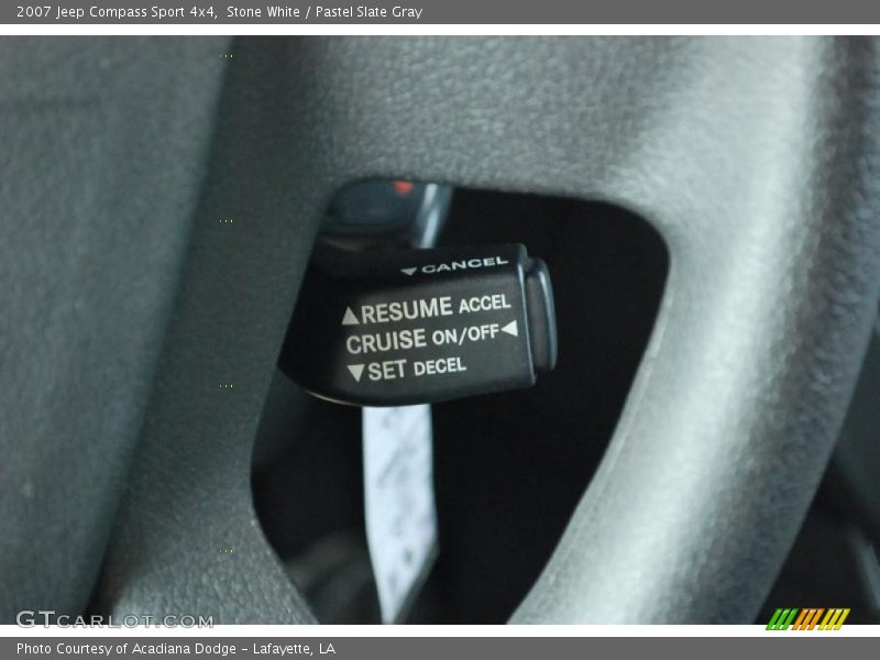 Stone White / Pastel Slate Gray 2007 Jeep Compass Sport 4x4