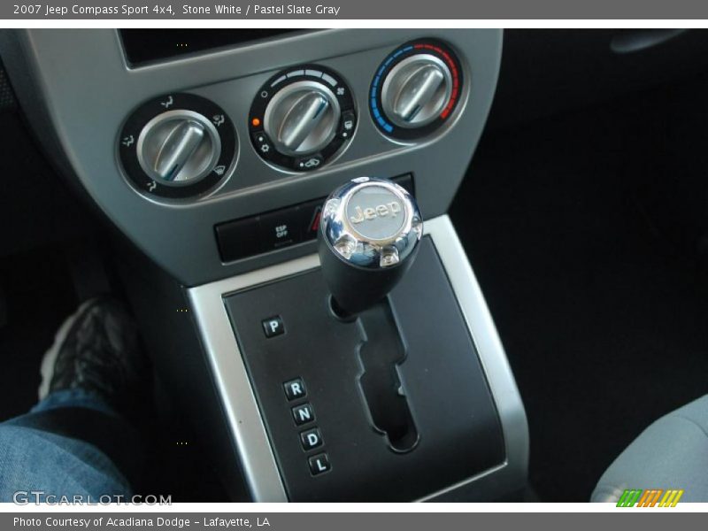 Stone White / Pastel Slate Gray 2007 Jeep Compass Sport 4x4