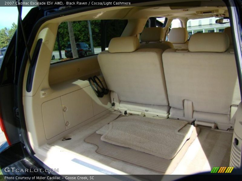 Black Raven / Cocoa/Light Cashmere 2007 Cadillac Escalade ESV AWD