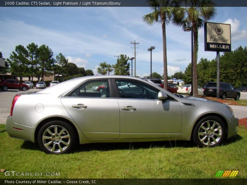 Light Platinum / Light Titanium/Ebony 2008 Cadillac CTS Sedan