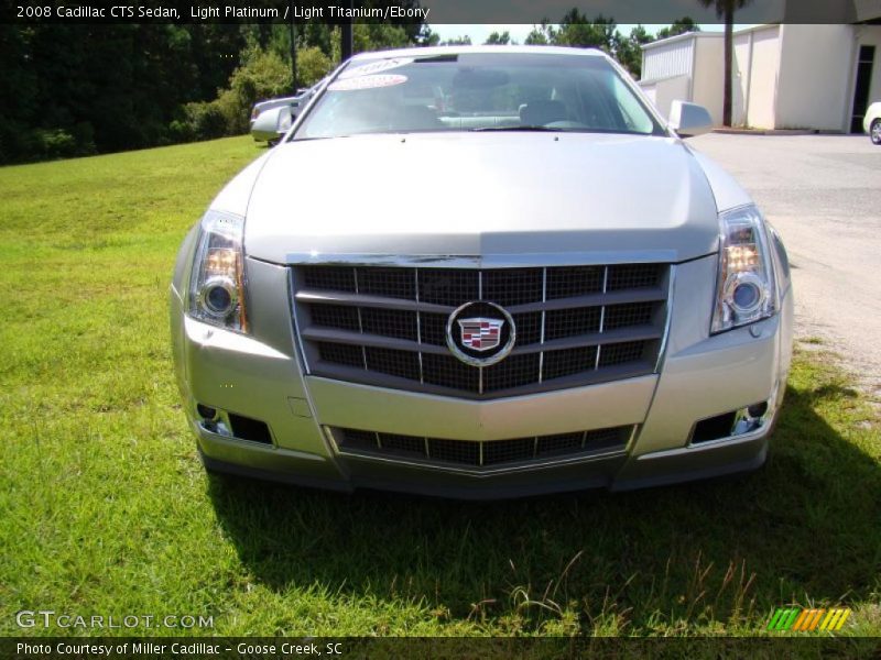 Light Platinum / Light Titanium/Ebony 2008 Cadillac CTS Sedan