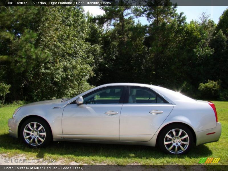 Light Platinum / Light Titanium/Ebony 2008 Cadillac CTS Sedan
