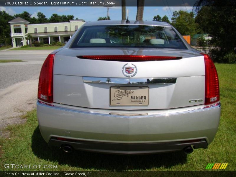 Light Platinum / Light Titanium/Ebony 2008 Cadillac CTS Sedan