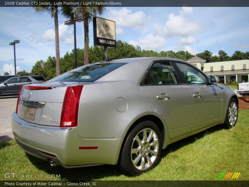 Light Platinum / Light Titanium/Ebony 2008 Cadillac CTS Sedan