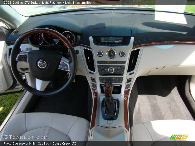 Light Platinum / Light Titanium/Ebony 2008 Cadillac CTS Sedan