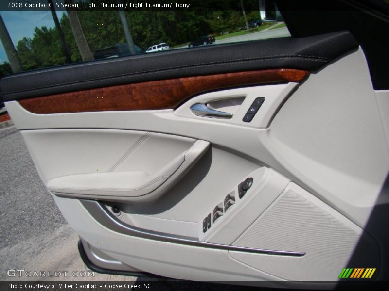 Light Platinum / Light Titanium/Ebony 2008 Cadillac CTS Sedan