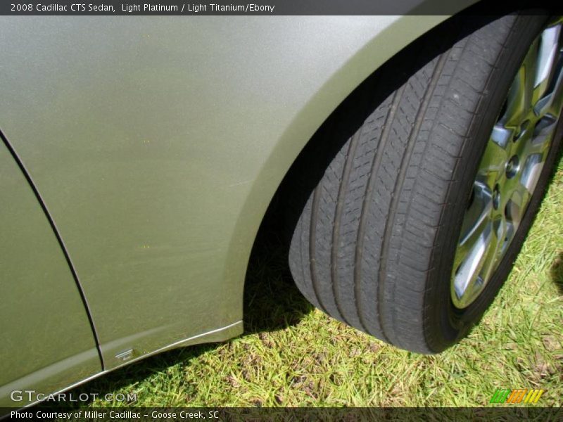 Light Platinum / Light Titanium/Ebony 2008 Cadillac CTS Sedan
