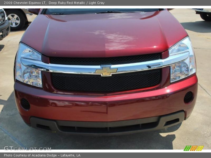 Deep Ruby Red Metallic / Light Gray 2009 Chevrolet Equinox LT