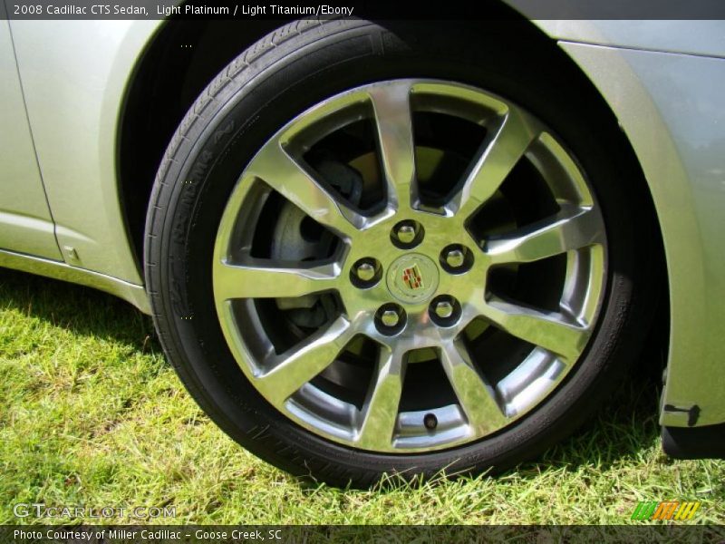 Light Platinum / Light Titanium/Ebony 2008 Cadillac CTS Sedan