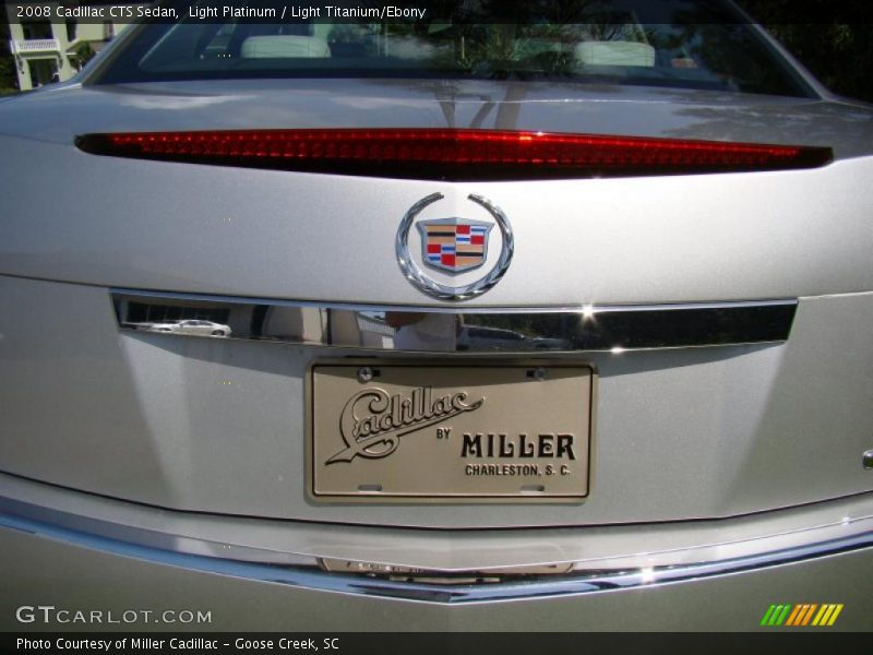 Light Platinum / Light Titanium/Ebony 2008 Cadillac CTS Sedan