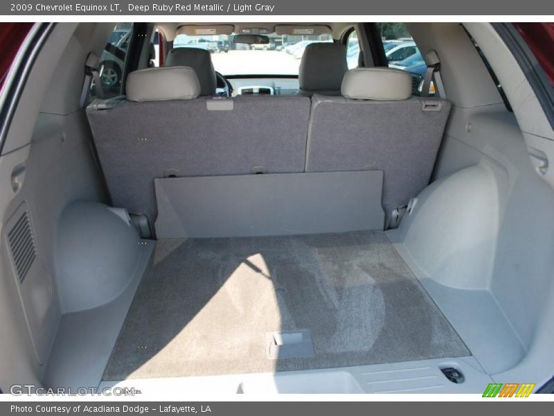 Deep Ruby Red Metallic / Light Gray 2009 Chevrolet Equinox LT