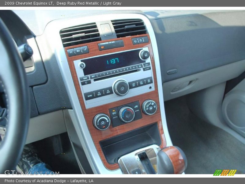 Deep Ruby Red Metallic / Light Gray 2009 Chevrolet Equinox LT