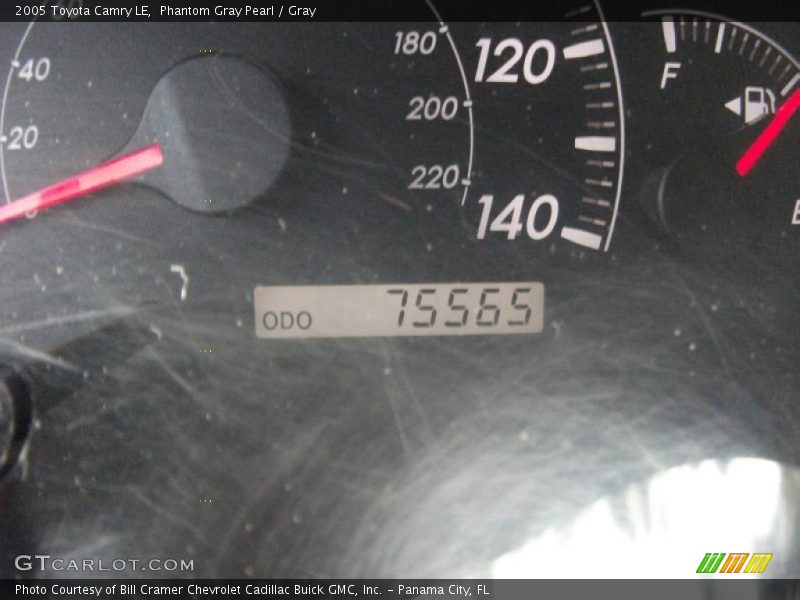 Phantom Gray Pearl / Gray 2005 Toyota Camry LE