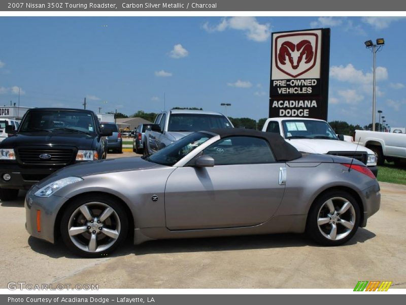 Carbon Silver Metallic / Charcoal 2007 Nissan 350Z Touring Roadster