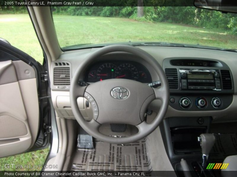 Phantom Gray Pearl / Gray 2005 Toyota Camry LE