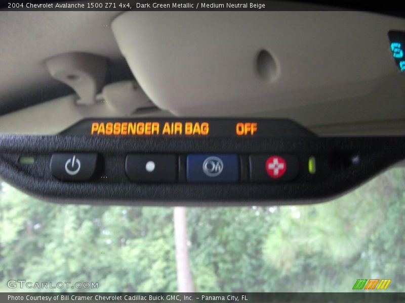 Dark Green Metallic / Medium Neutral Beige 2004 Chevrolet Avalanche 1500 Z71 4x4