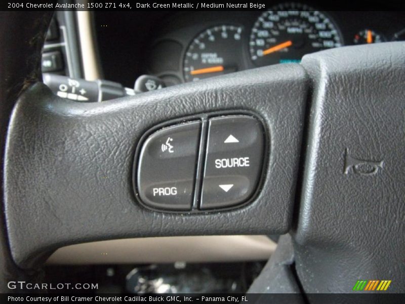 Dark Green Metallic / Medium Neutral Beige 2004 Chevrolet Avalanche 1500 Z71 4x4