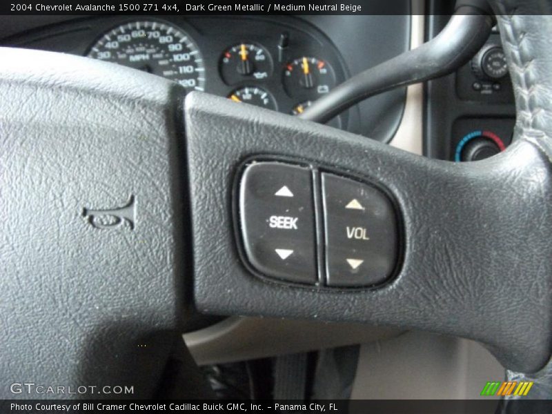 Dark Green Metallic / Medium Neutral Beige 2004 Chevrolet Avalanche 1500 Z71 4x4