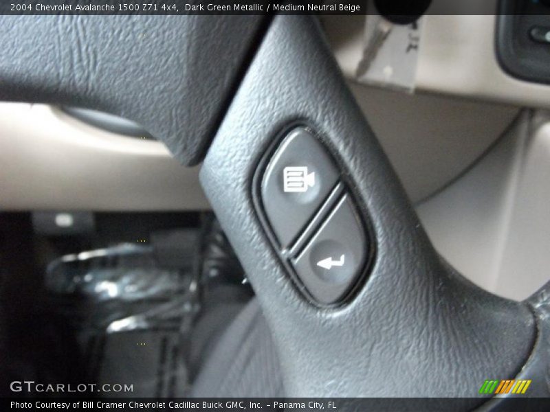 Dark Green Metallic / Medium Neutral Beige 2004 Chevrolet Avalanche 1500 Z71 4x4