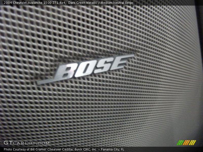 Dark Green Metallic / Medium Neutral Beige 2004 Chevrolet Avalanche 1500 Z71 4x4