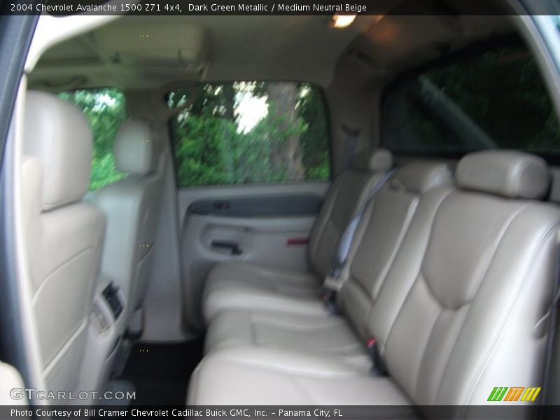 Dark Green Metallic / Medium Neutral Beige 2004 Chevrolet Avalanche 1500 Z71 4x4