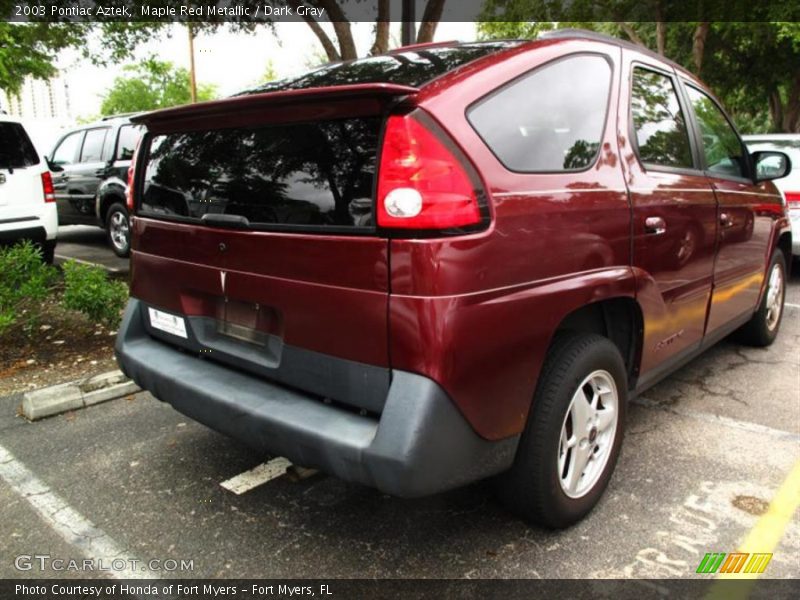 Maple Red Metallic / Dark Gray 2003 Pontiac Aztek