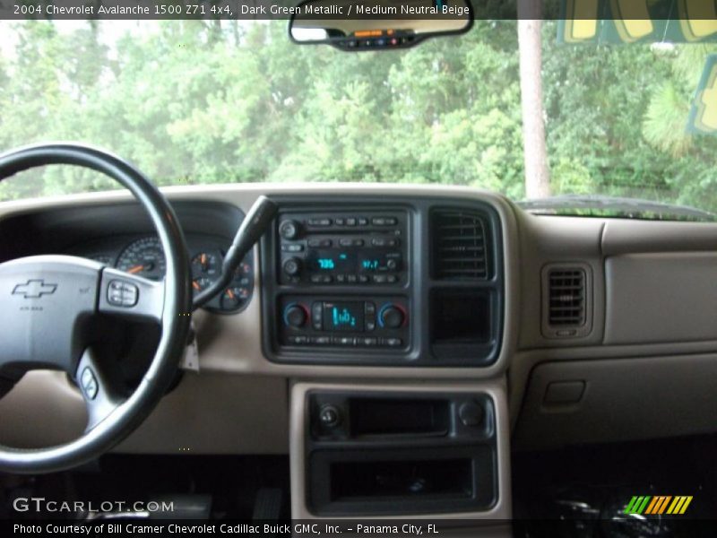 Dark Green Metallic / Medium Neutral Beige 2004 Chevrolet Avalanche 1500 Z71 4x4