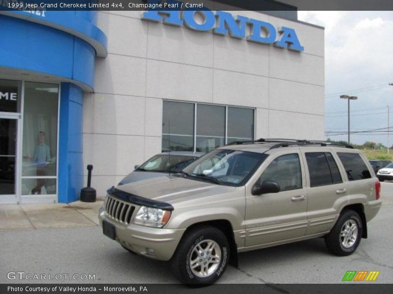 Champagne Pearl / Camel 1999 Jeep Grand Cherokee Limited 4x4