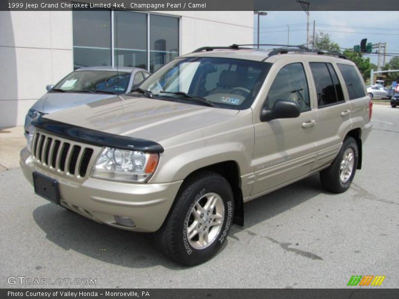 Champagne Pearl / Camel 1999 Jeep Grand Cherokee Limited 4x4