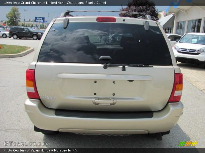 Champagne Pearl / Camel 1999 Jeep Grand Cherokee Limited 4x4