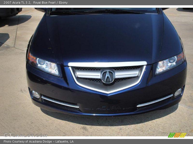 Royal Blue Pearl / Ebony 2007 Acura TL 3.2