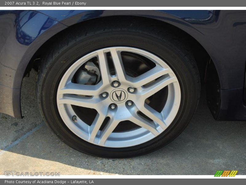 Royal Blue Pearl / Ebony 2007 Acura TL 3.2