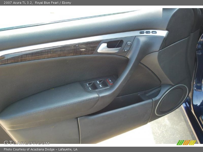 Royal Blue Pearl / Ebony 2007 Acura TL 3.2