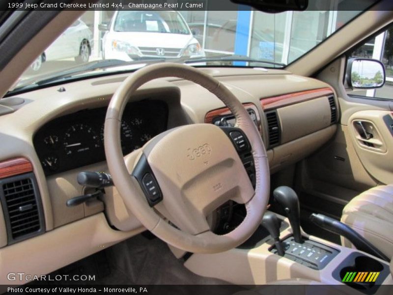 Champagne Pearl / Camel 1999 Jeep Grand Cherokee Limited 4x4