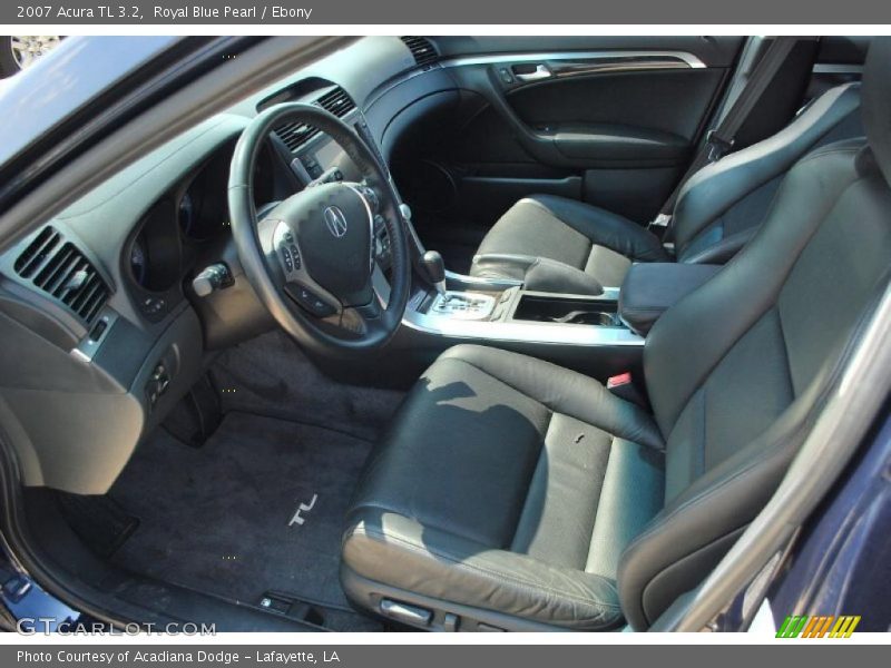 Royal Blue Pearl / Ebony 2007 Acura TL 3.2