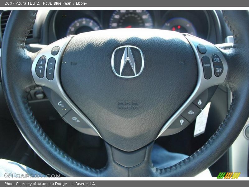 Royal Blue Pearl / Ebony 2007 Acura TL 3.2