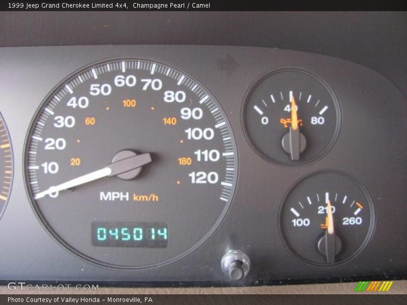 Champagne Pearl / Camel 1999 Jeep Grand Cherokee Limited 4x4
