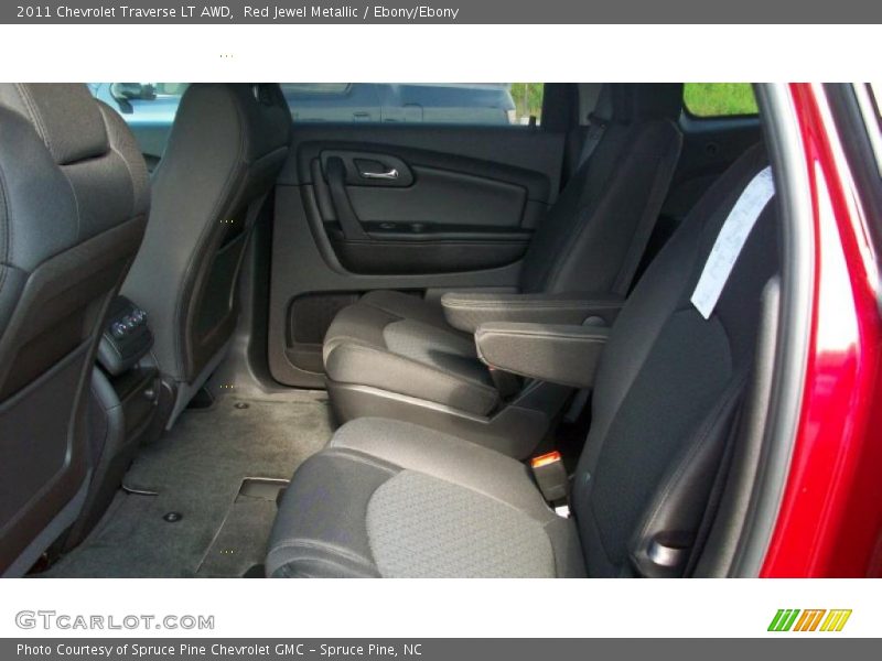 Red Jewel Metallic / Ebony/Ebony 2011 Chevrolet Traverse LT AWD