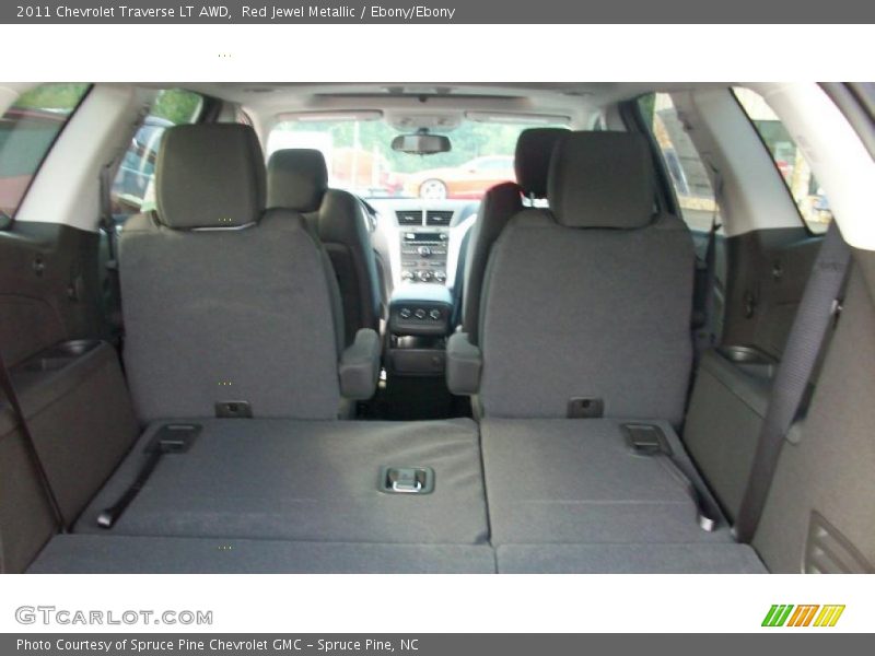 Red Jewel Metallic / Ebony/Ebony 2011 Chevrolet Traverse LT AWD