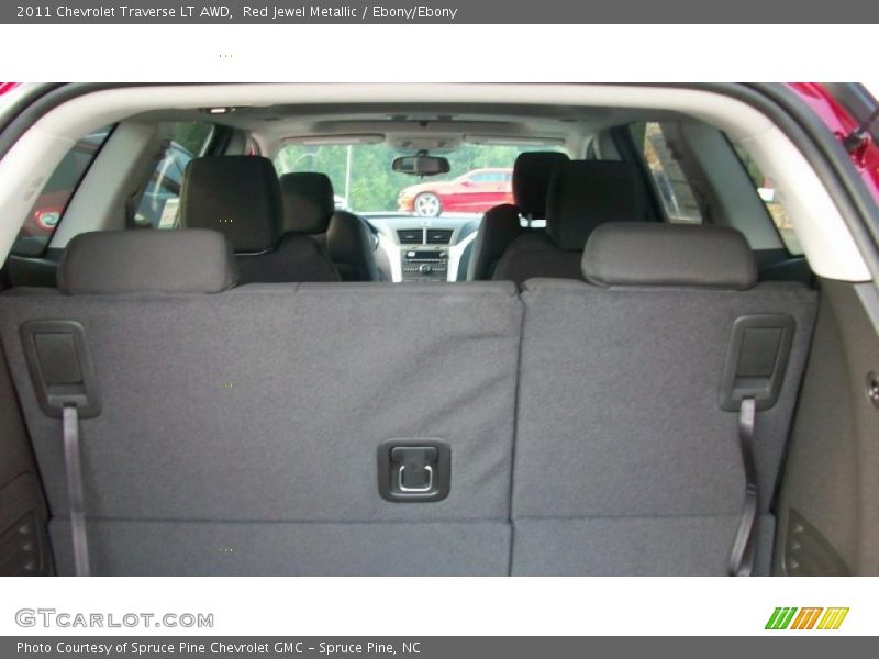 Red Jewel Metallic / Ebony/Ebony 2011 Chevrolet Traverse LT AWD