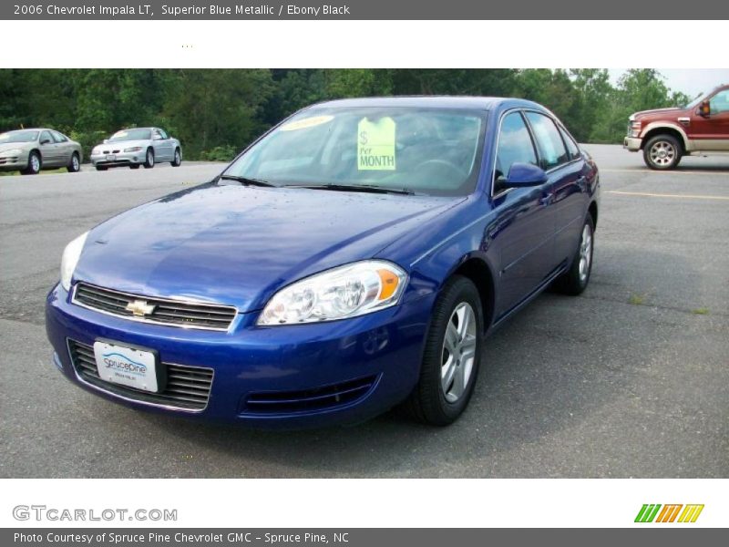 Superior Blue Metallic / Ebony Black 2006 Chevrolet Impala LT