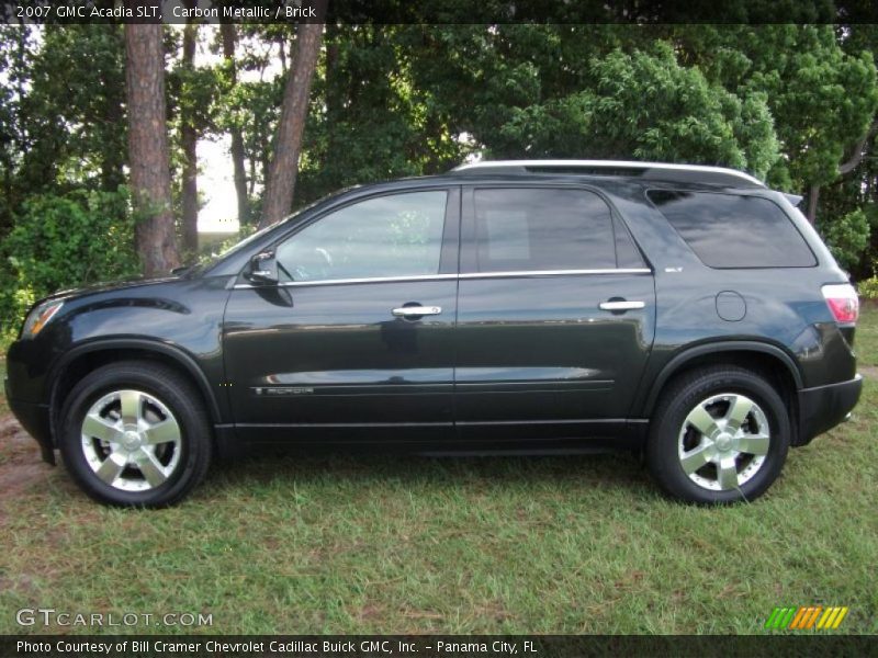 Carbon Metallic / Brick 2007 GMC Acadia SLT