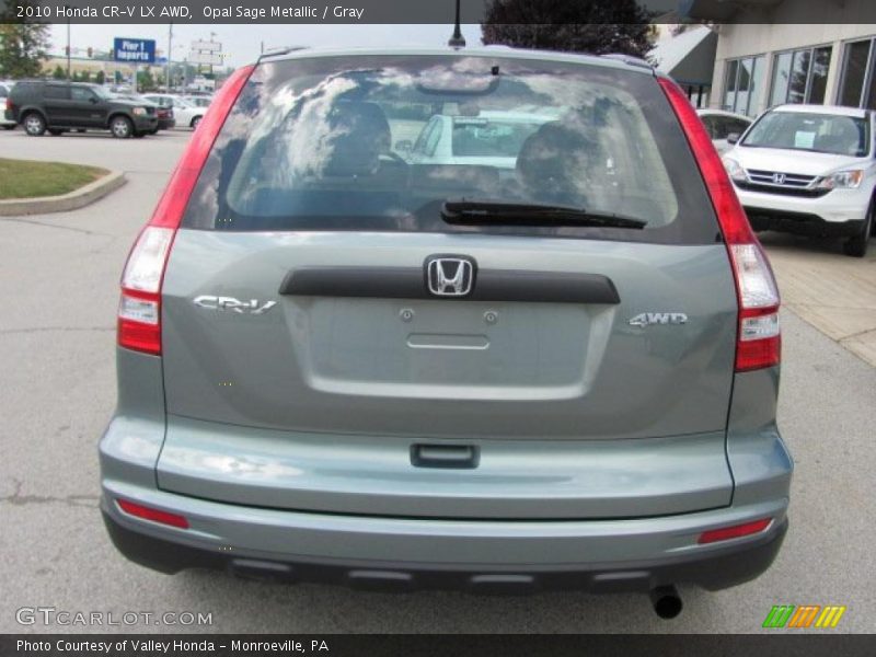Opal Sage Metallic / Gray 2010 Honda CR-V LX AWD