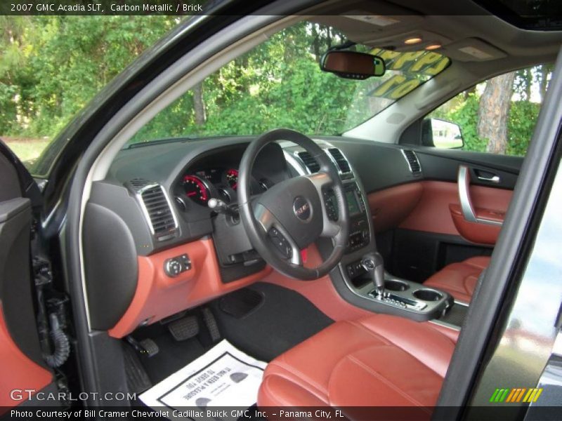 Carbon Metallic / Brick 2007 GMC Acadia SLT