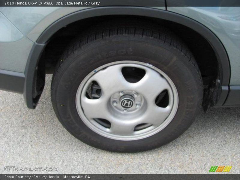 Opal Sage Metallic / Gray 2010 Honda CR-V LX AWD