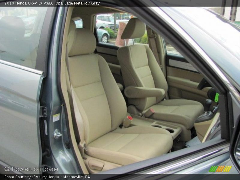 Opal Sage Metallic / Gray 2010 Honda CR-V LX AWD
