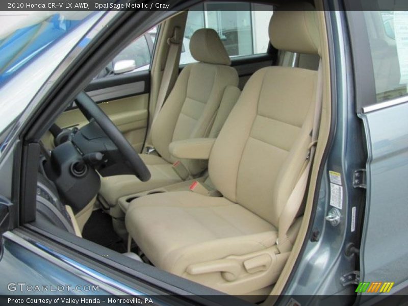 Opal Sage Metallic / Gray 2010 Honda CR-V LX AWD