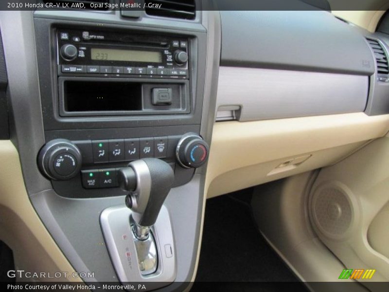 Opal Sage Metallic / Gray 2010 Honda CR-V LX AWD